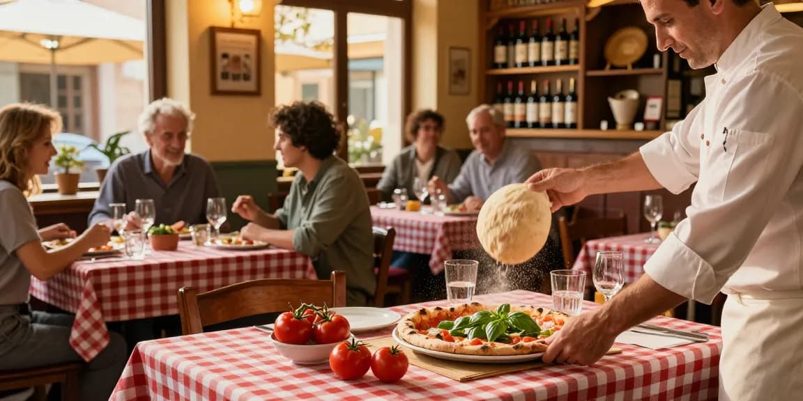 pg soft flavors and fresh ingredients in an Italian pizza-making scene.