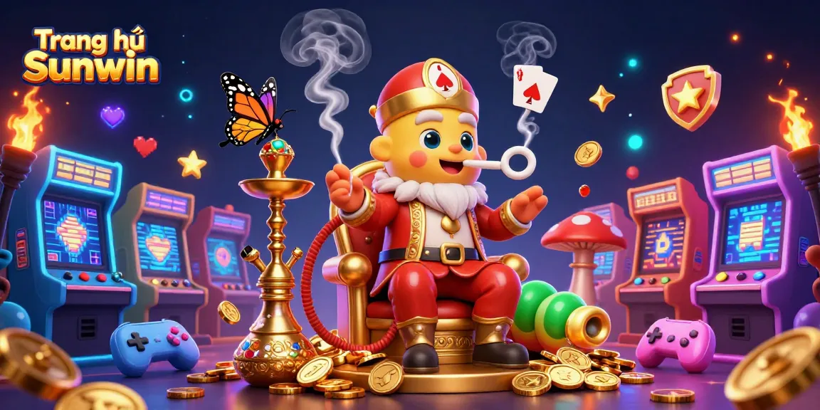 Engage with Trang chủ Sunwin’s vibrant gaming scene, featuring a hookah master and exciting casino elements.