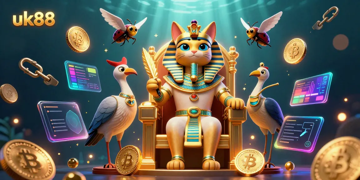 Experience exciting gameplay and wins at uk88 with stylish 3D casino theme illustration.