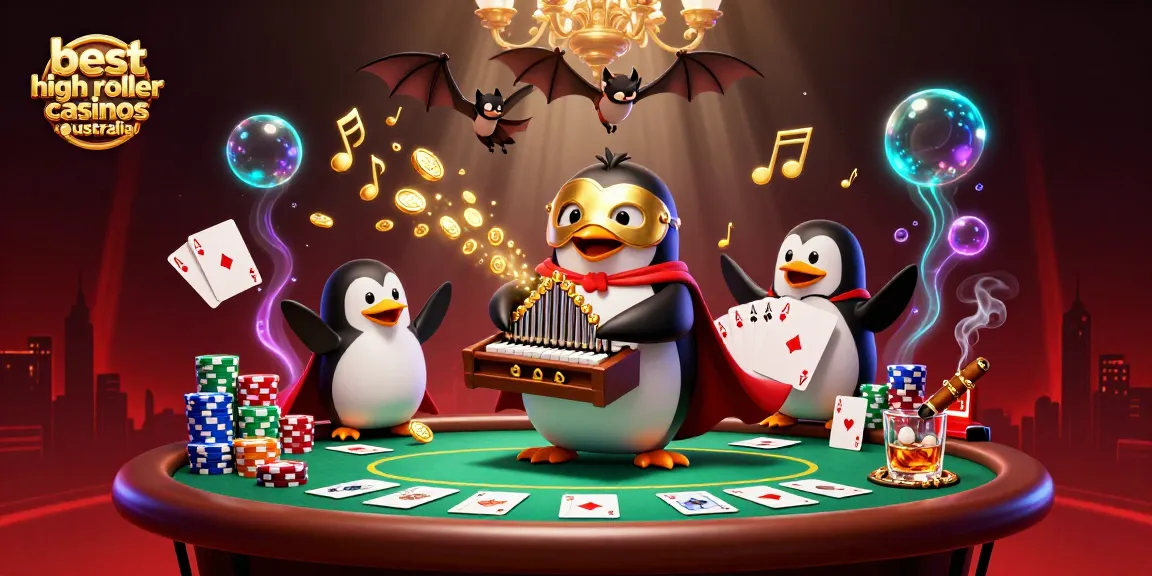 Experience the excitement at the best high roller casinos Australia with vibrant 3D casino characters and dynamic game elements.