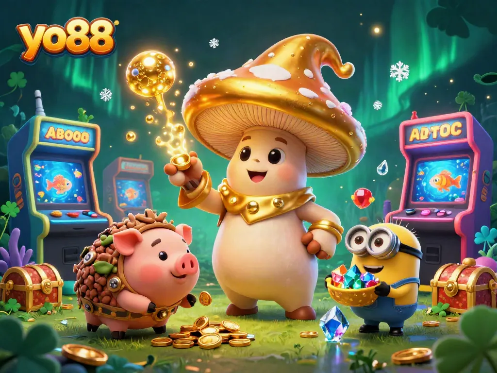 Engage with yo88's thrilling underwater treasure hunt using magical characters and vibrant game elements.