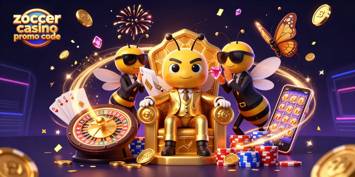 Experience the excitement of Zoccer Casino promo code with a vibrant digital illustration of a casino scene!