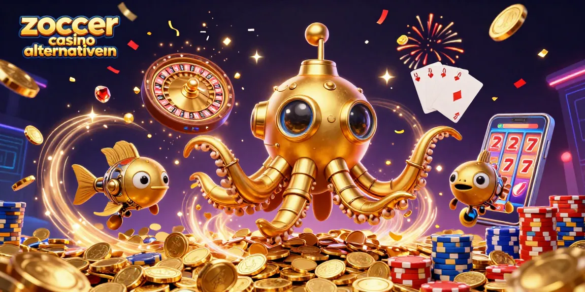 Erlebe die besten Zoccer Casino Alternativen mit goldenen Kraken, Glücksspielen und aufregenden Effekten.
